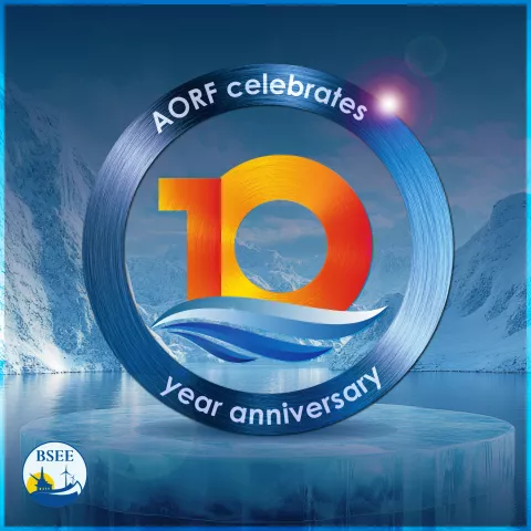 AORF 10 Years logo AORF 10 years logo