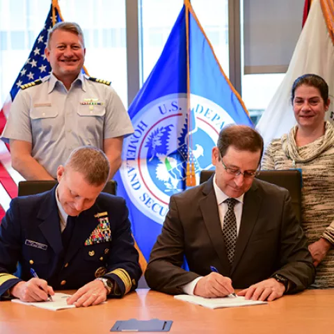 The Bureau of Safety and Environmental Enforcement (BSEE) and U.S. Coast Guard (USCG) signed four revised memorandums of agreement (MOAs) this week in order to improve regulatory collaboration related to the energy industry on the U.S. Outer Continental Shelf (OCS).