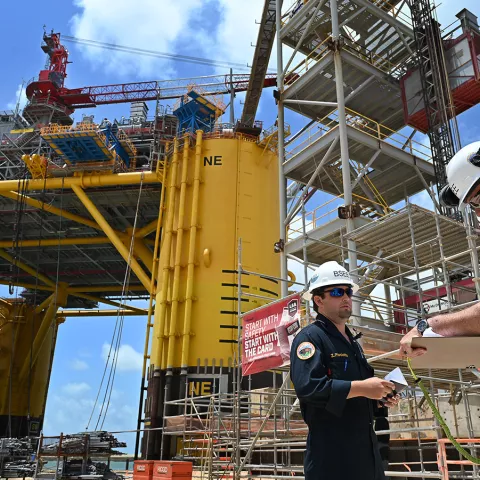 BSEE Conducts Pre-production Inspection of Shell Platform Vito | Bureau ...