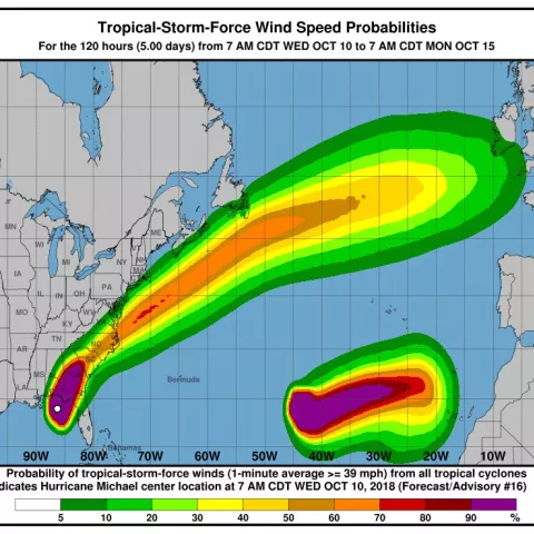 BSEE Reports Hurricane Michael Activity Statistics: Oct. 10, 2018 BSEE Reports Hurricane Michael Activity Statistics: Oct. 10, 2018