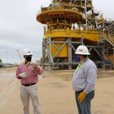 BSEE Director Assesses Oil Spill Readiness Equipment BSEE Director Assesses Oil Spill Readiness Equipment