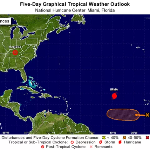 NOAA Hurricane Status 9-2-2017