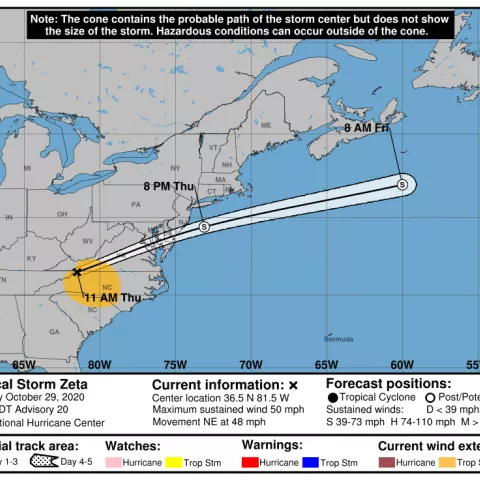 BSEE Monitors Gulf of Mexico Oil and Gas Activities in Response to Hurricane Zeta