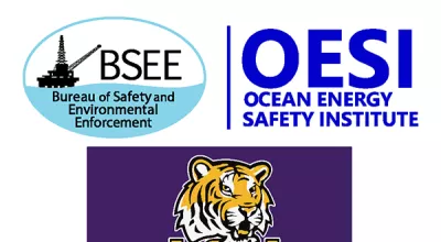 BSEE, OESI and LSU logos