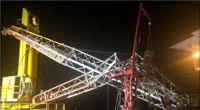 platform crane boom